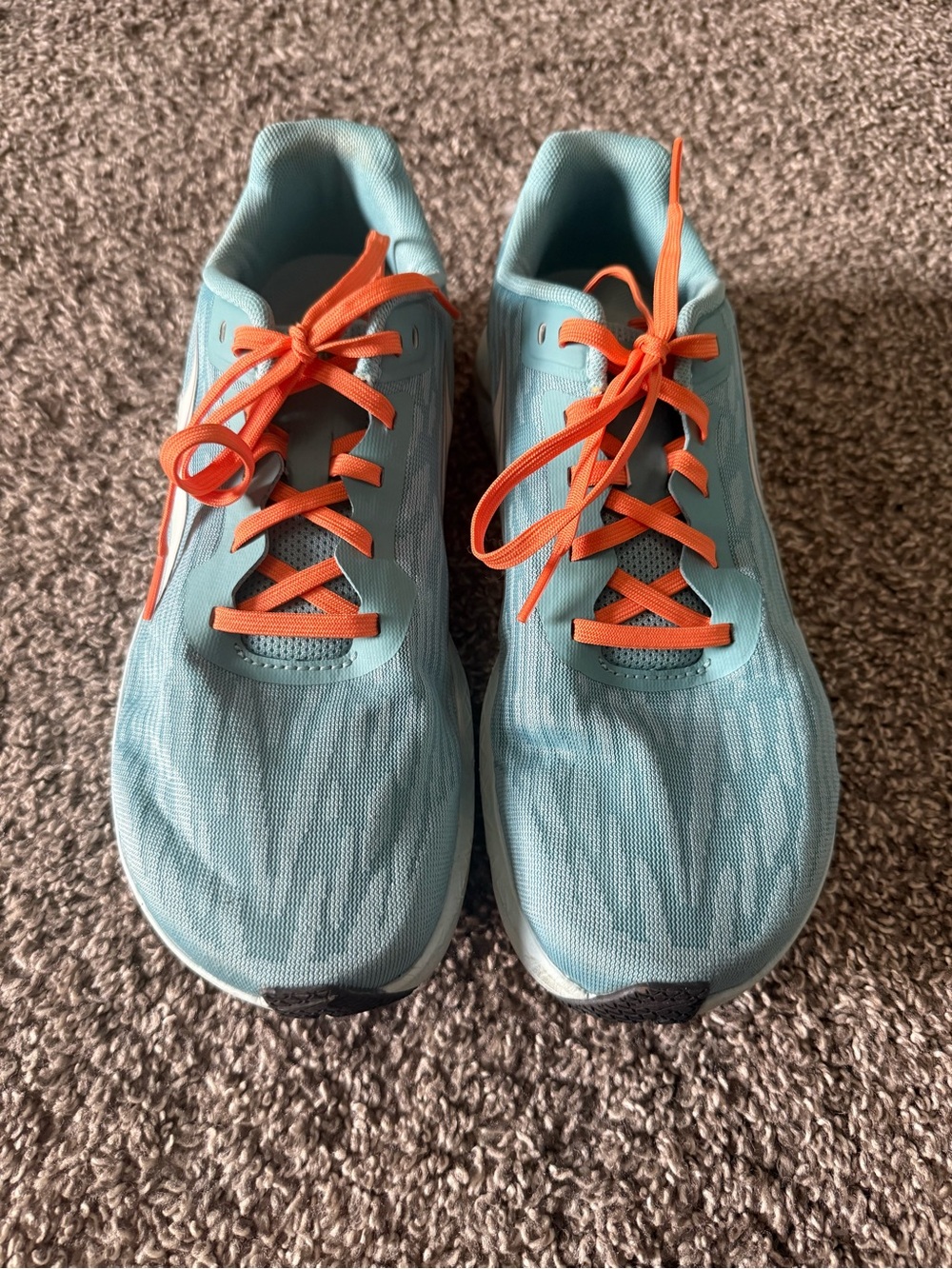 Altra Women’s Aqua/Turquoise Running Shoes with Orange Laces